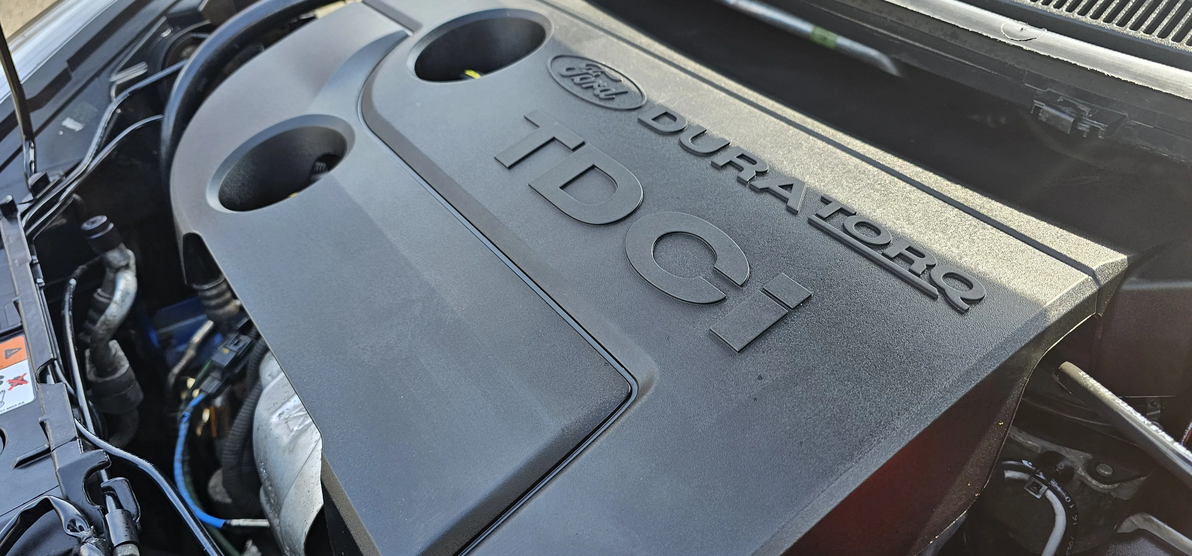 Engine bay detailing angle view in Devon